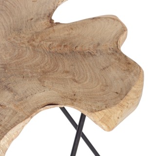 Bout de canapé en bois et pieds métal SAVANA - Hellin