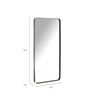 Miroir rectangulaire en métal H180 MARWAN - HELLIN