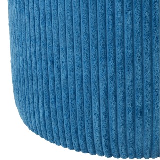 Poufs tabourets ronds en velours côtelé (lot de 2) CHARLISE - HELLIN