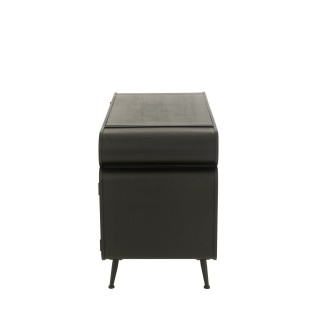 Bureau industriel en bois et métal noir 2 FORGE - HELLIN