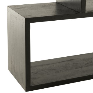 Bibliothèque déstructurée en manguier 5 niches MAKATI - HELLIN