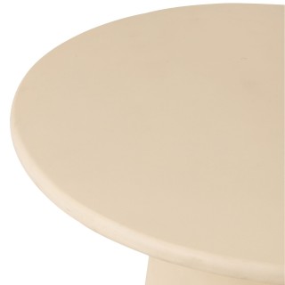 Table à manger ronde organique beige D118 MILLY - HELLIN