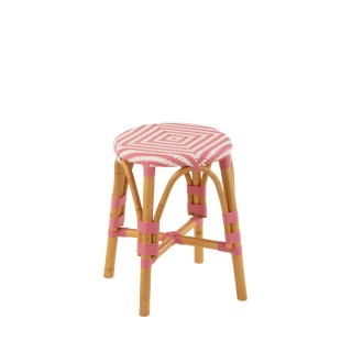 Tabourets parisiens avec assise tressée (lot de 2) MONTMARTRE - HELLIN
