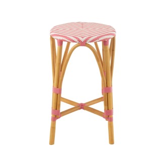 Tabourets de bar parisiens assise tressée (lot de 2) MONTMARTRE - HELLIN