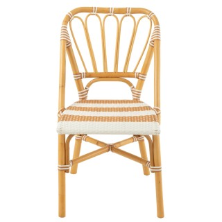 Chaises parisiennes tressées rayures (lot de 2) MONTMARTRE - HELLIN