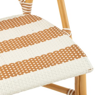 Chaises parisiennes tressées rayures (lot de 2) MONTMARTRE - HELLIN