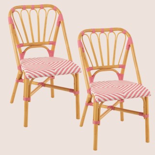 Chaises parisiennes tressées (lot de 2) MONTMARTRE - HELLIN