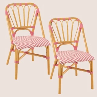 Chaises parisiennes tressées (lot de 2) MONTMARTRE - HELLIN