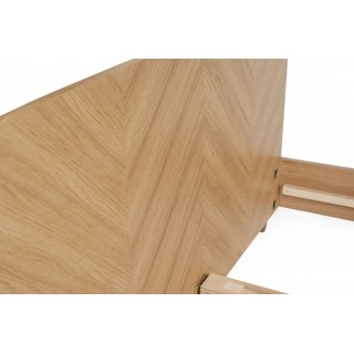 OCCASION Lit double scandinave L140/180 en chêne RIBE - HELLIN