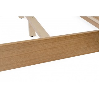 OCCASION Lit double scandinave L140/180 en chêne RIBE - HELLIN