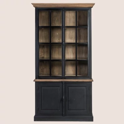 Vaisselier en bois et teck massif pour une ambiance cosy