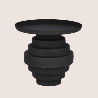 Table basse ronde design en métal coloré D40 MARLO - HELLIN