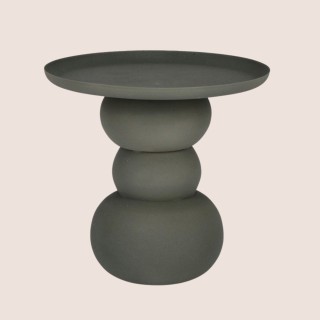 Table basse ronde design en métal coloré D41 - PILAR