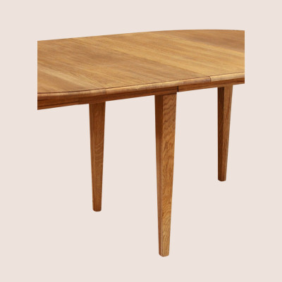 Paire de pieds et d'allonges pour table ronde extensible - Hellin