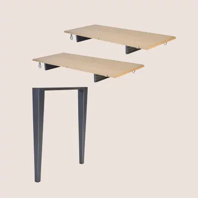 Pieds et rallonges pour table extensible ronde Victoria | Hellin