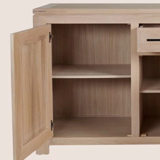 Tablette supplémentaire pour buffet 3p Boston chêne blanchi - HELLIN