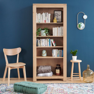 Bibliothèque bois chêne clair - gamme Boston - Hellin