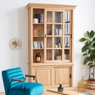 Bibliothèque en bois massif de la collection VICTORIA - HELLIN