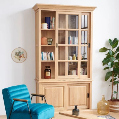 Bibliothèque en bois massif de la collection VICTORIA - HELLIN