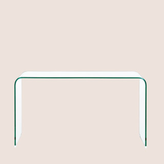 Console d'entrée design contemporain en verre L125 IDORA - HELLIN