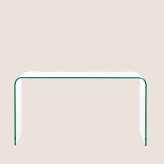 Console d'entrée design contemporain en verre L125 IDORA - HELLIN