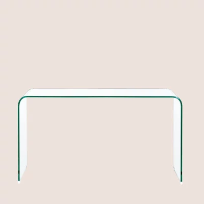 Console d'entrée design contemporain en verre L125 IDORA - HELLIN