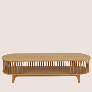 Meuble TV en bambou naturel L150 IPANEMA - HELLIN