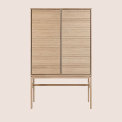 Buffet haut en chêne huilé LIAC - Hellin