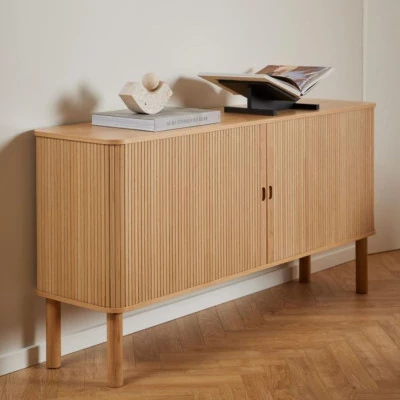 Buffet en bois avec 2 portes coulissantes L160 GAYNEL - HELLIN