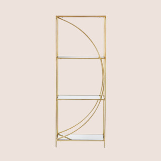 Bibliothèque en métal et verre - Moon - Hellin