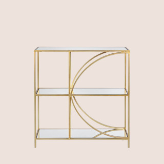 Console doré et métal - Moon  - Hellin