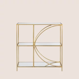 Console doré et métal - Moon  - Hellin