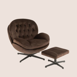 Fauteuil relax en tissu