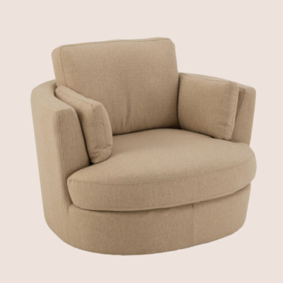 Fauteuil pivotant en tissu ANGEL - HELLIN