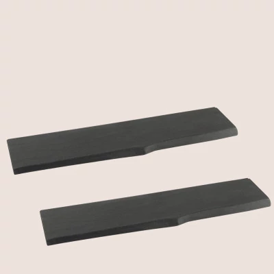 Etagère murale rectangulaire en bois d'acacia L115 (lot de 2) EDGAR - HELLIN