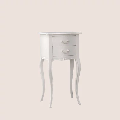 Table d'appoint 2 tiroirs romantique Apollonia - Hellin