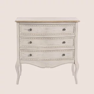 Commode en bois 3 tiroirs - Hellin