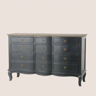 Commode baroque 9 tiroirs - Hellin