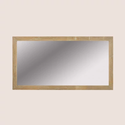 Miroir de salle de bain en bois cérusé - 160 cm - Hellin