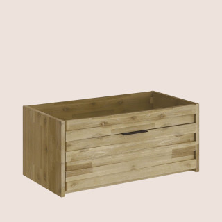 Meuble simple vasque à suspendre : acacia BENOA| HELLIN