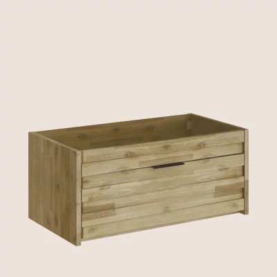 Meuble simple vasque à suspendre : acacia BENOA| HELLIN