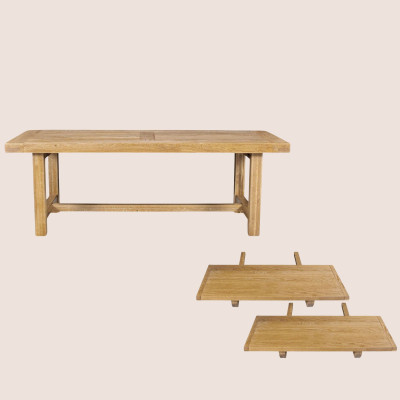 Table rectangulaire extensible: collection La Bresse | Hellin