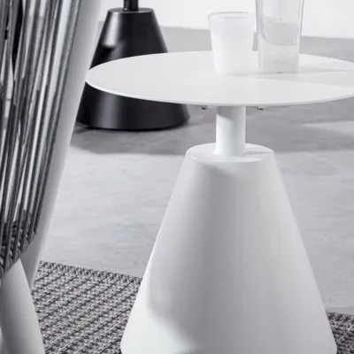 Table basse de jardin ronde en aluminium D50 - HOSSEGOR