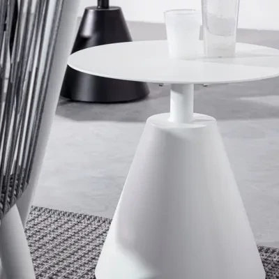 Table basse de jardin ronde en aluminium D50 - HOSSEGOR