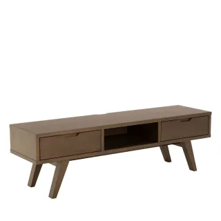 Meuble TV scandinave en chêne fumé L150 ALISIA - HELLIN