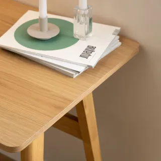 Bureau scandinave en chêne naturel 1 tiroir L120 BARNELL - HELLIN