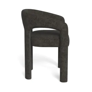 Fauteuil de salle à manger à accoudoirs en tissu ARTEMIS - HELLIN