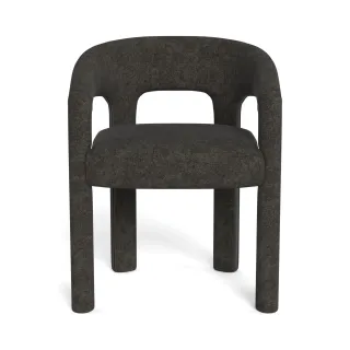 Fauteuil de salle à manger à accoudoirs en tissu ARTEMIS - HELLIN