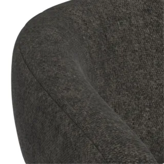 Fauteuil de salle à manger à accoudoirs en tissu ARTEMIS - HELLIN