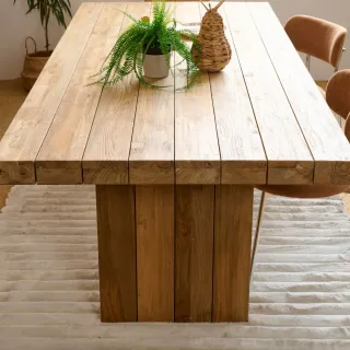 Table indoor/outdoor en bois recyclé L245 10 places NONZA - HELLIN